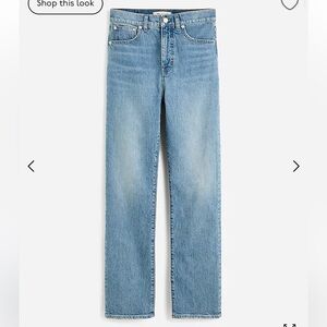 Madewell 90s Straight Crop Jean